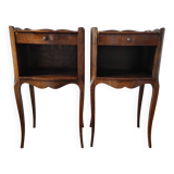 Paire de tables de chevet classique Louis xv