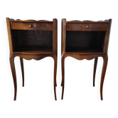 Pair of classic Louis XV bedside tables.