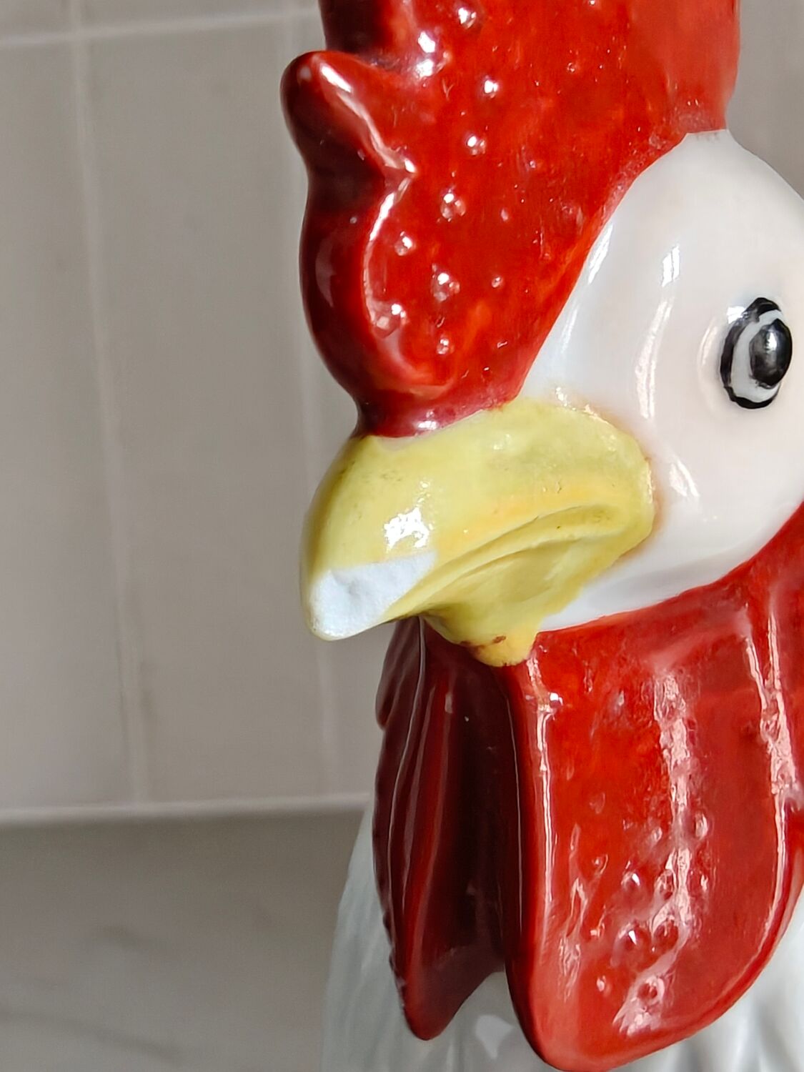 Ceramic rooster