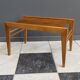 Small wood slatted sidetable flower table 1960s