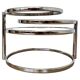 Midcentury Swivel and Folding Chrome Coffee Table, Germany, 1970s