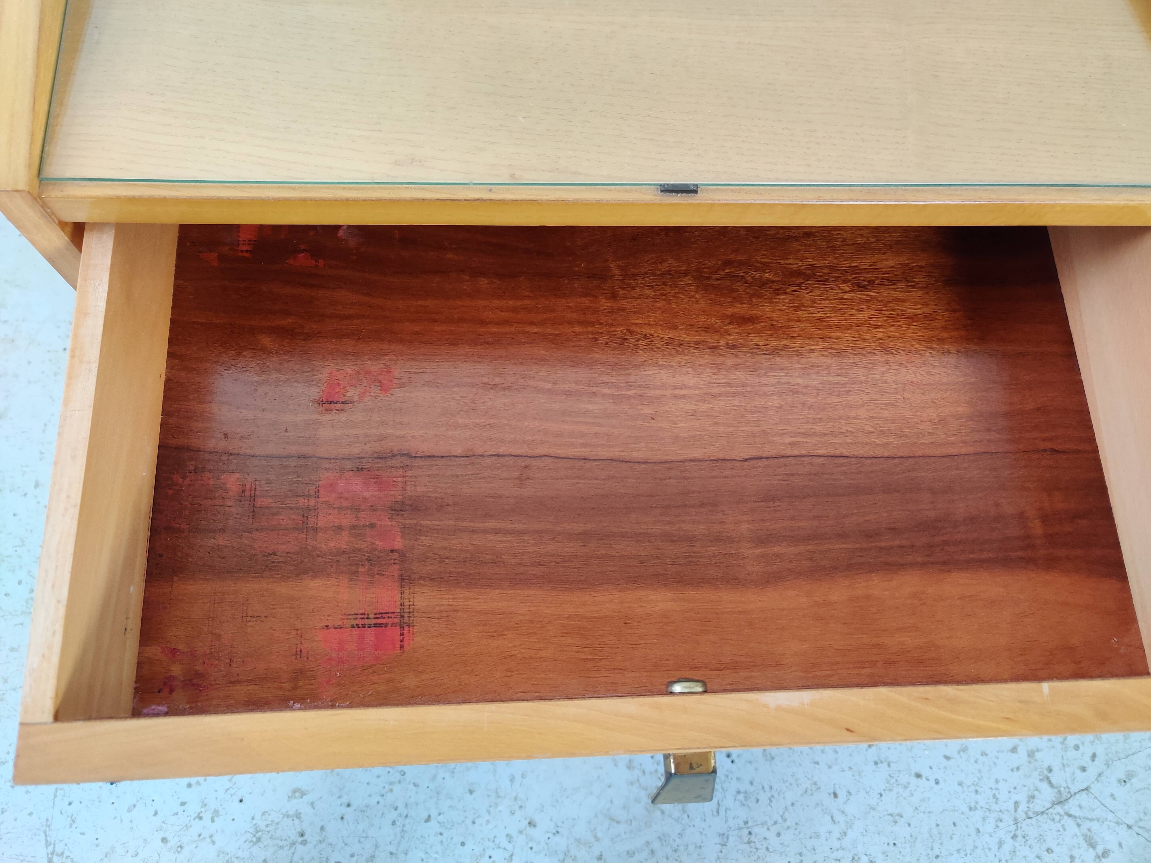 Pair of Scandinavian bedside tables, 50s/60s
