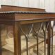 Early 20th century English mahogany display cabinet