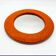 Ceramic mirror with "orange" glaze, 1960s