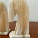 Pair of vintage bookends horses in Onyx