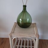 Rattan side table / bedside table 50s-60s