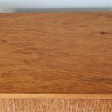 Scandinavian style teak wall or table shelf