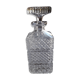 Chiseled glass whiskey decanter