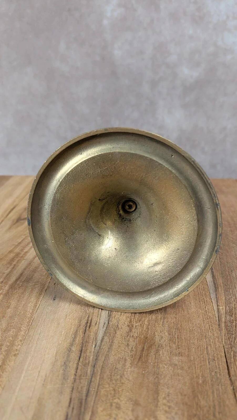 Antique brass candlestick