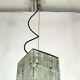 Poliarte, clear Murano glass pendant from 70s