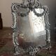 Large silvered bronze table mirror – 19th century – Louis XVI style