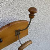 Coat rack with 6 double hooks