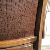 Baumann office armchair n°29 black around 1925