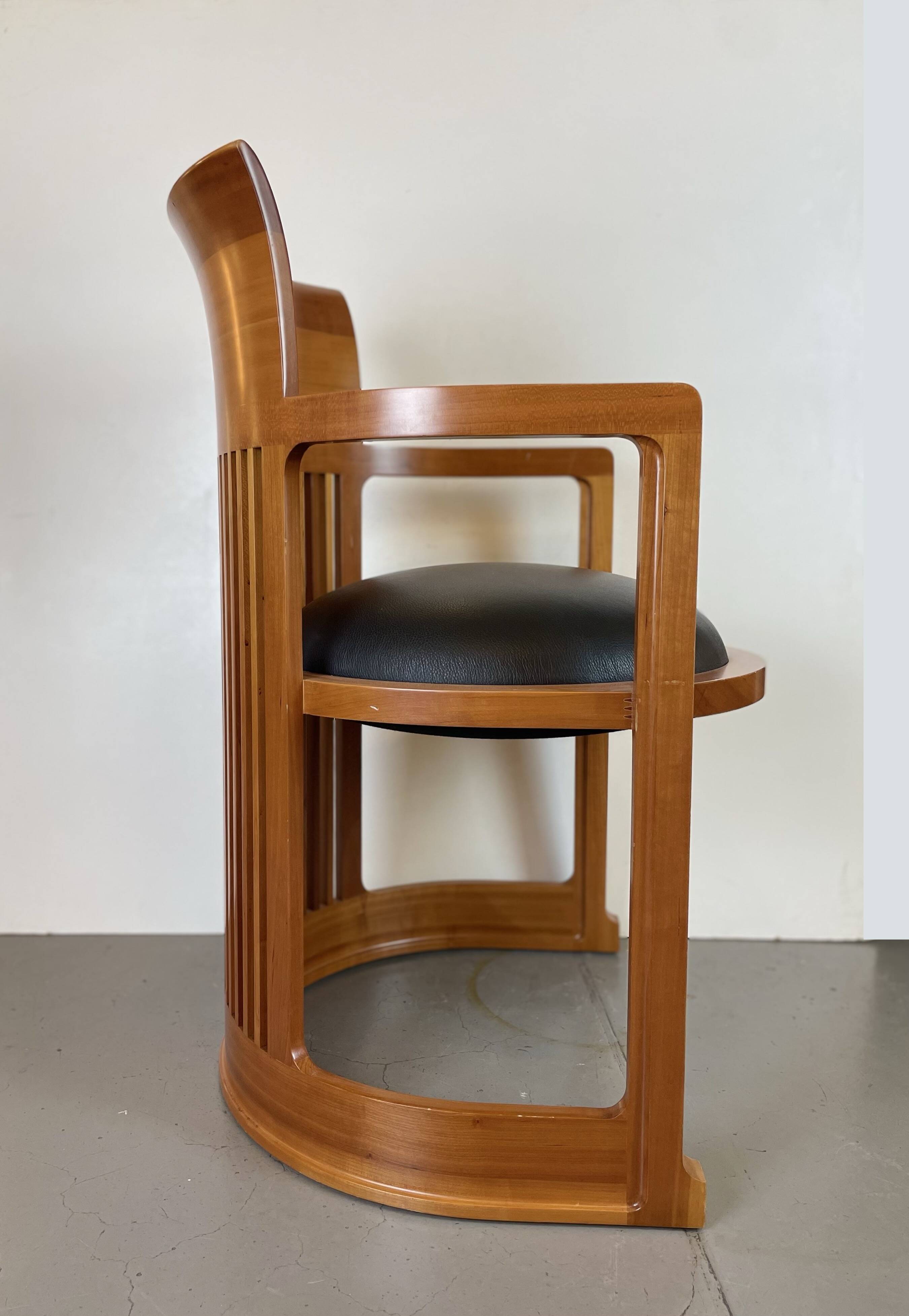 Barrel Chair by Frank Lloyd Wright Edited by Cassina, 1986