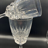 8 crystal glasses