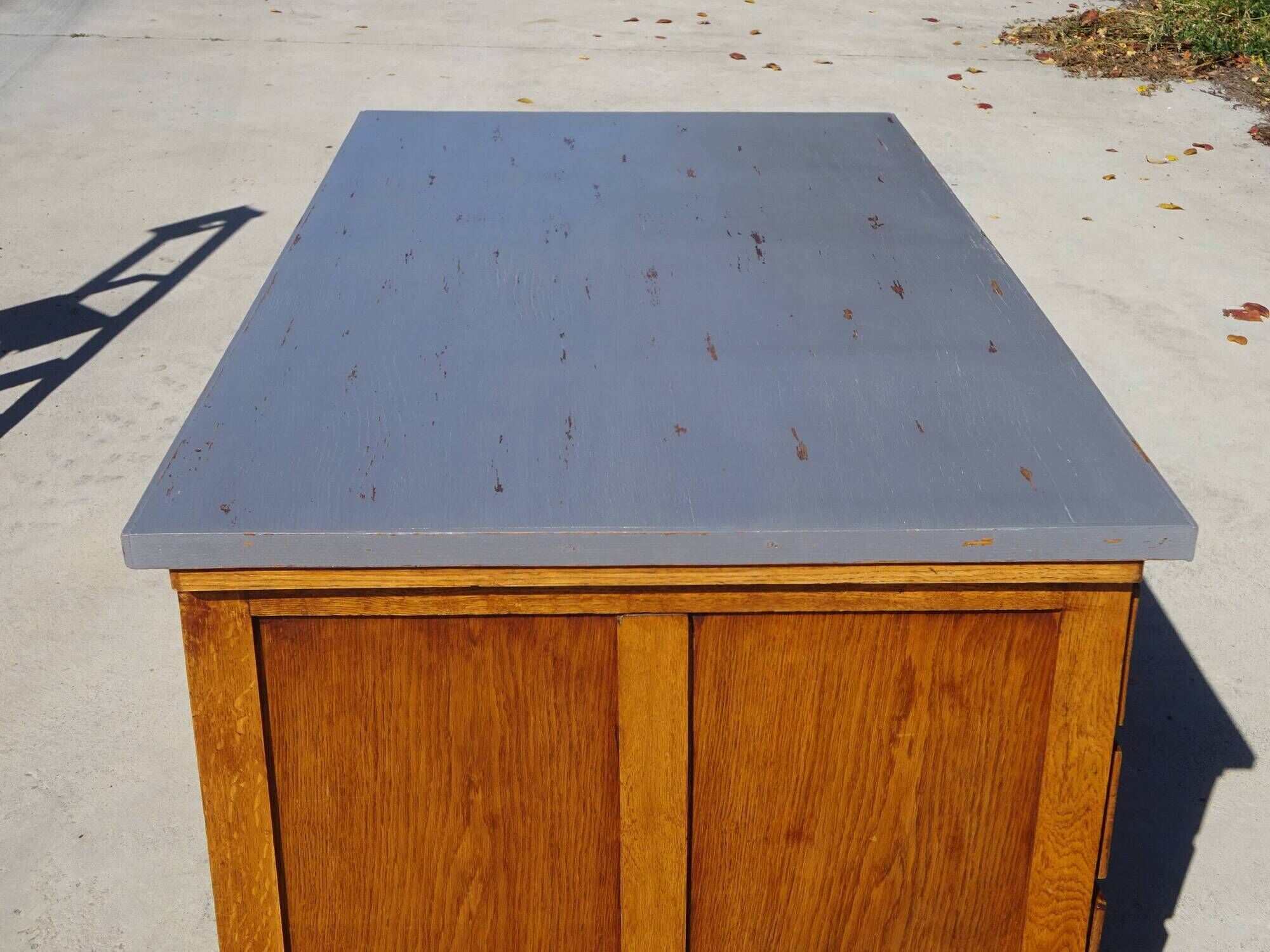 Vintage oak desk