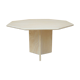 Vintage dining table in travertine by Cinna editions