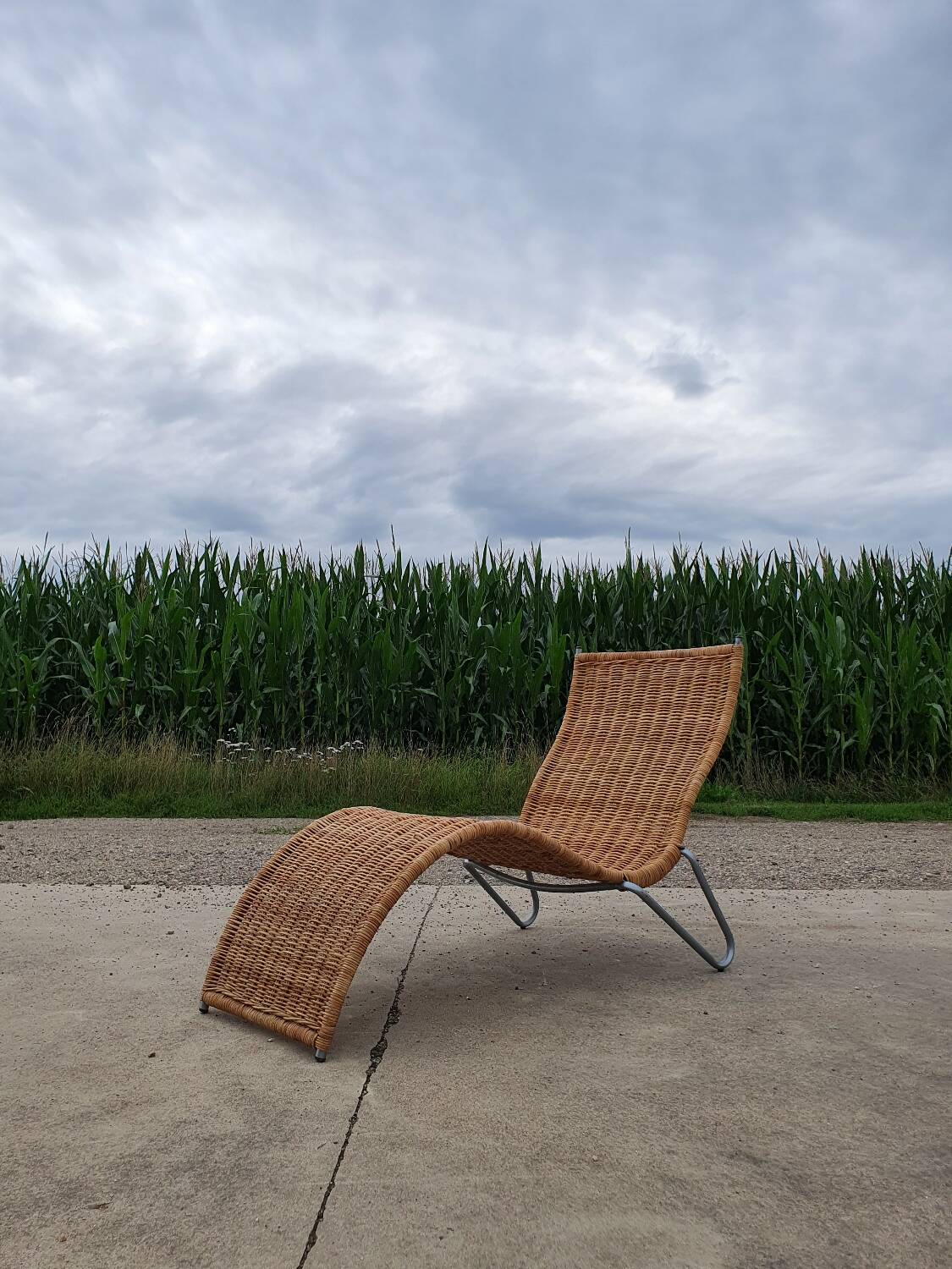 Rattan Lounger Karlslund by Karl Malmvall Ikea, 2005