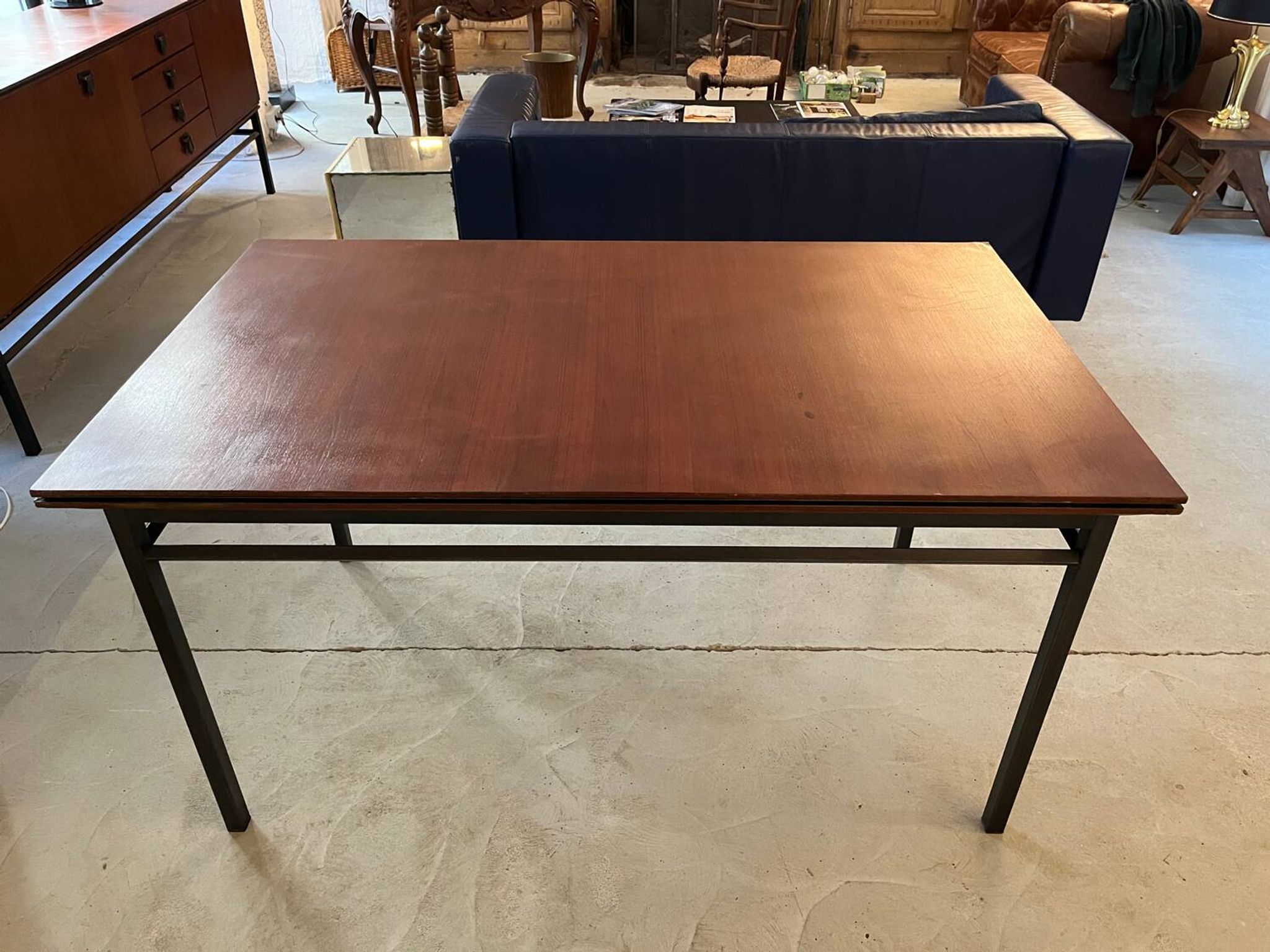 Mahogany table from the 1950s