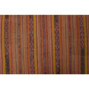 Vintage Turkish Hand-Knotted Wool Cotton Orange Kilim Area Rug 151x153