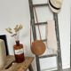 Ancienne échelle décorative en bois