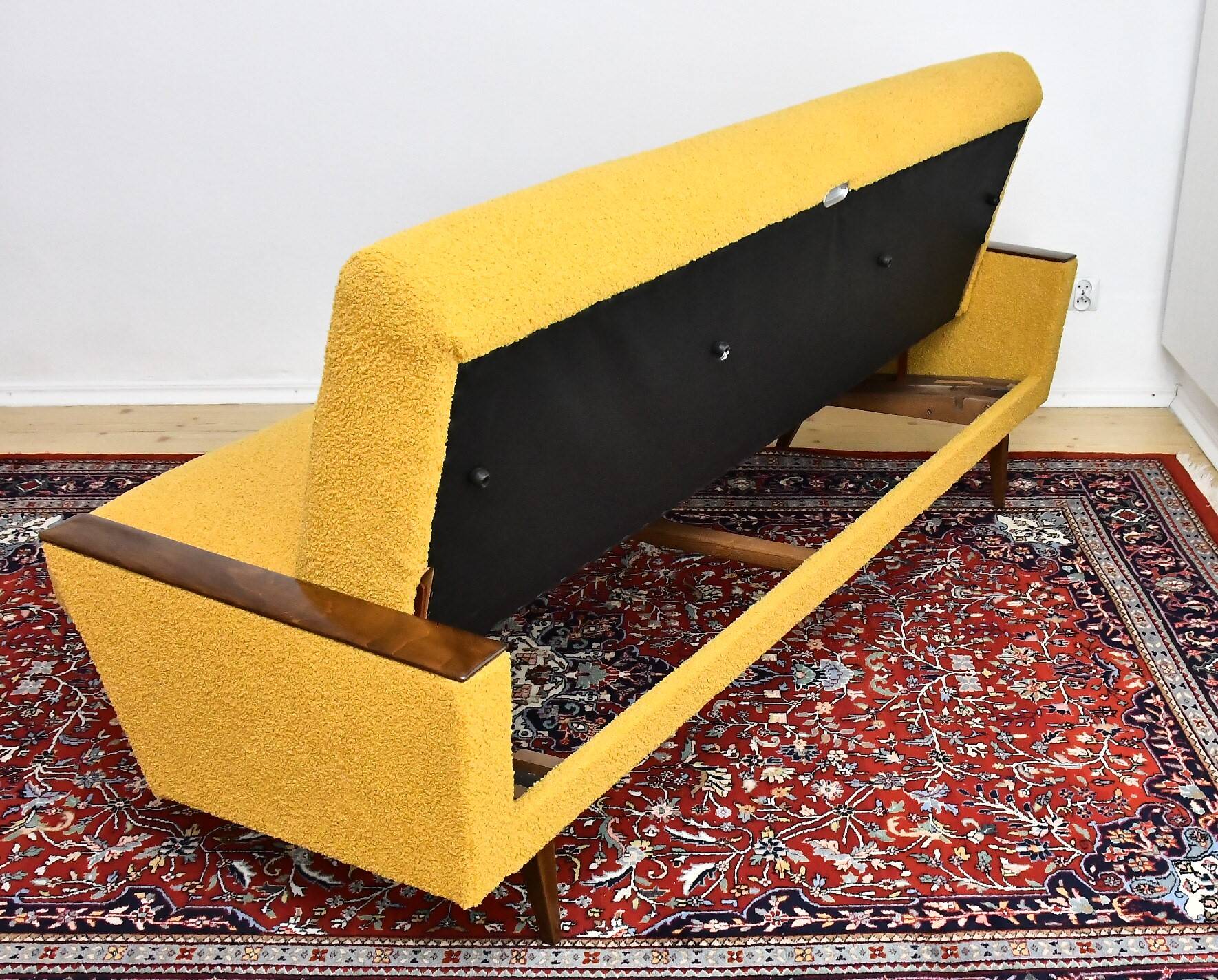 Folding sofa, daybed, sofa bed, chaise longue, 1960s