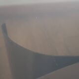 Coffee table smoked glass 70's