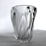 Lalique, Polished and Frosted Crystal Glass model Ingrid from 60s