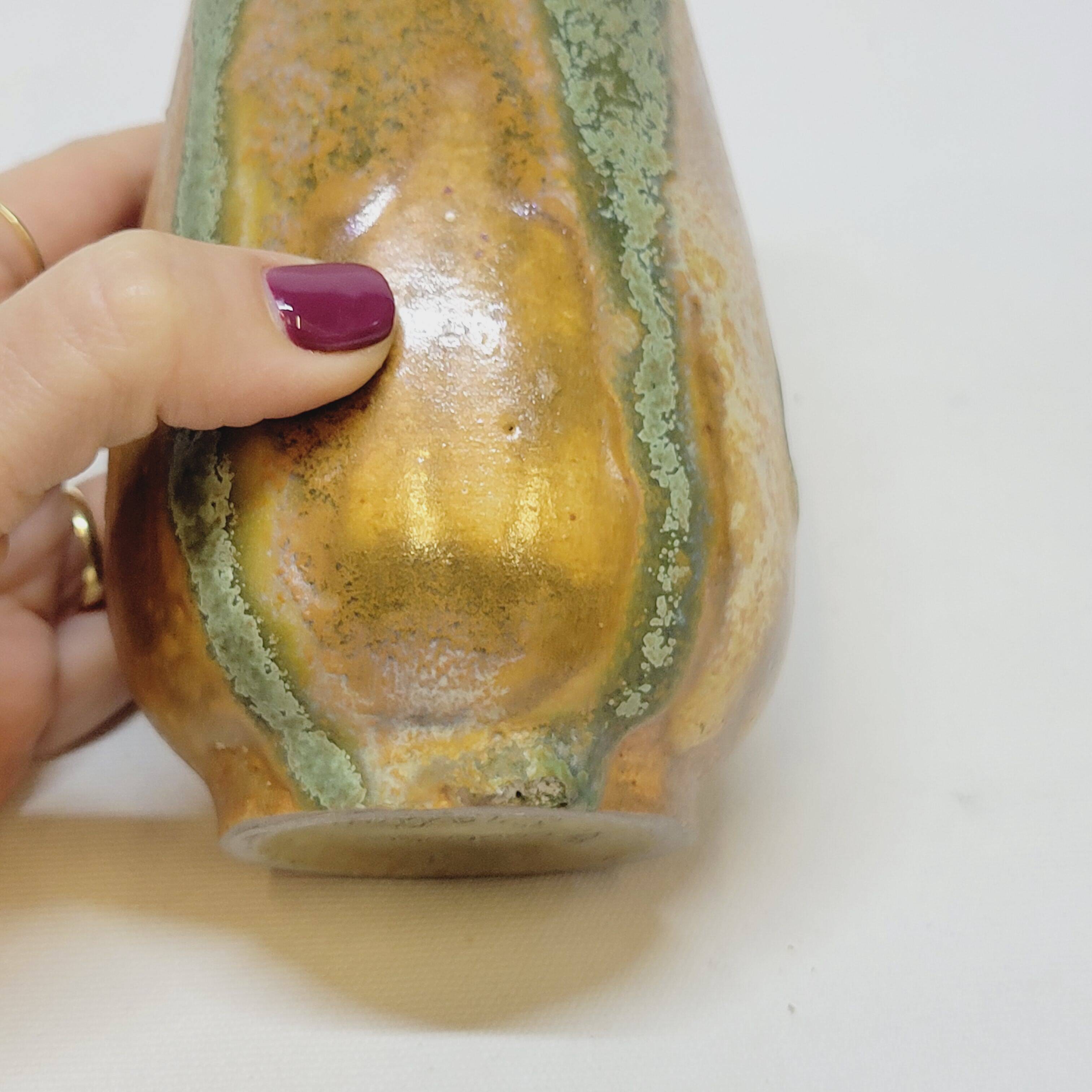 Enameled Stoneware Vase L'artisan L Artisan Pratique Art Nouveau Style Denbac