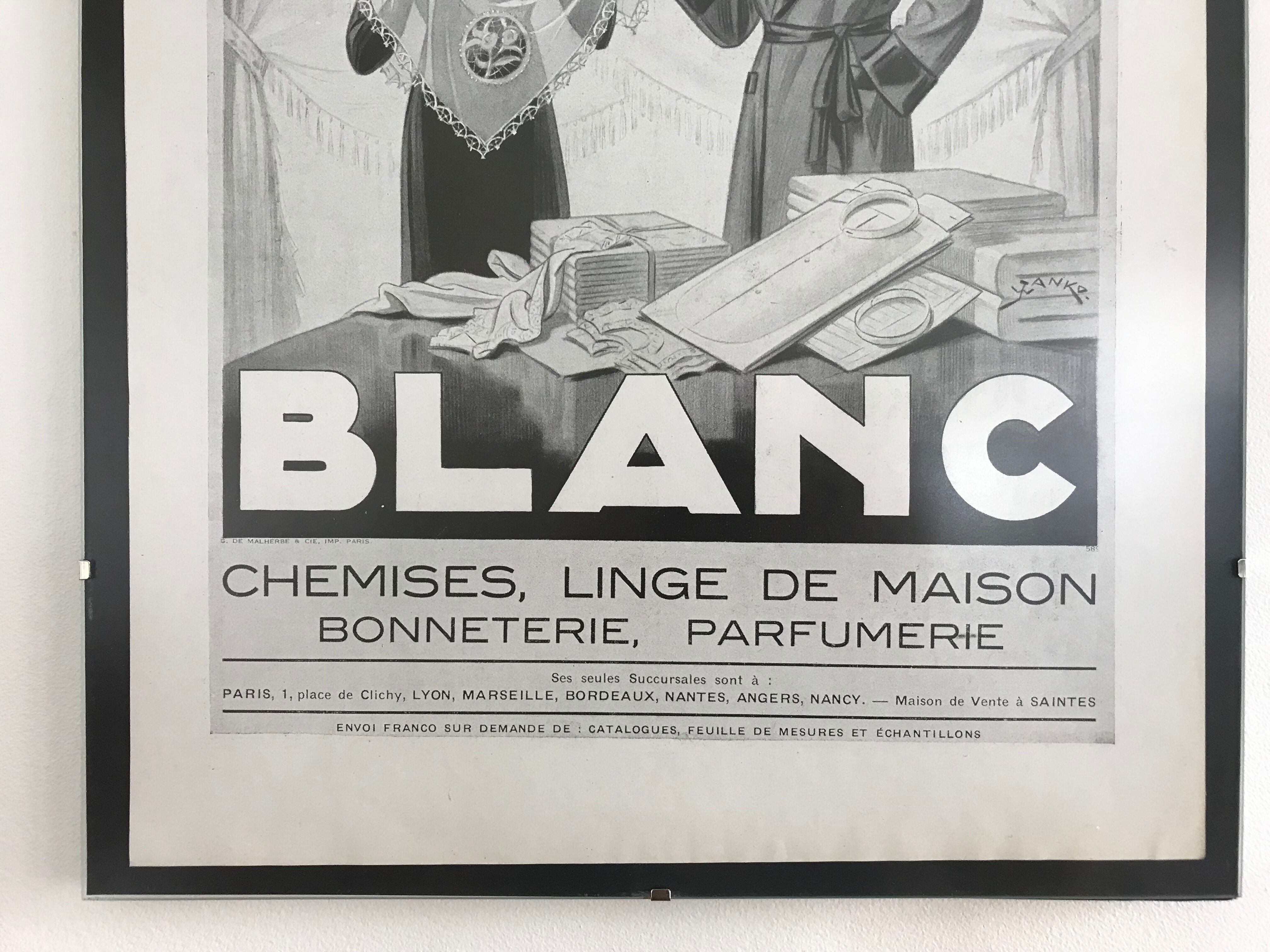 Advertising poster Belle jardiniere 1933