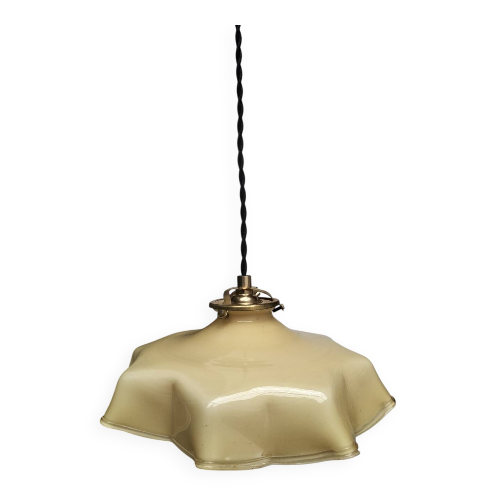 Opaline pendant light