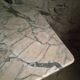 French bistro table made of marble with a cast iron base, 1920s–1930s.