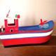Bâteau de pêche breton en tôle peinte
