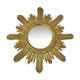 Vintage wood and gold resin mirror