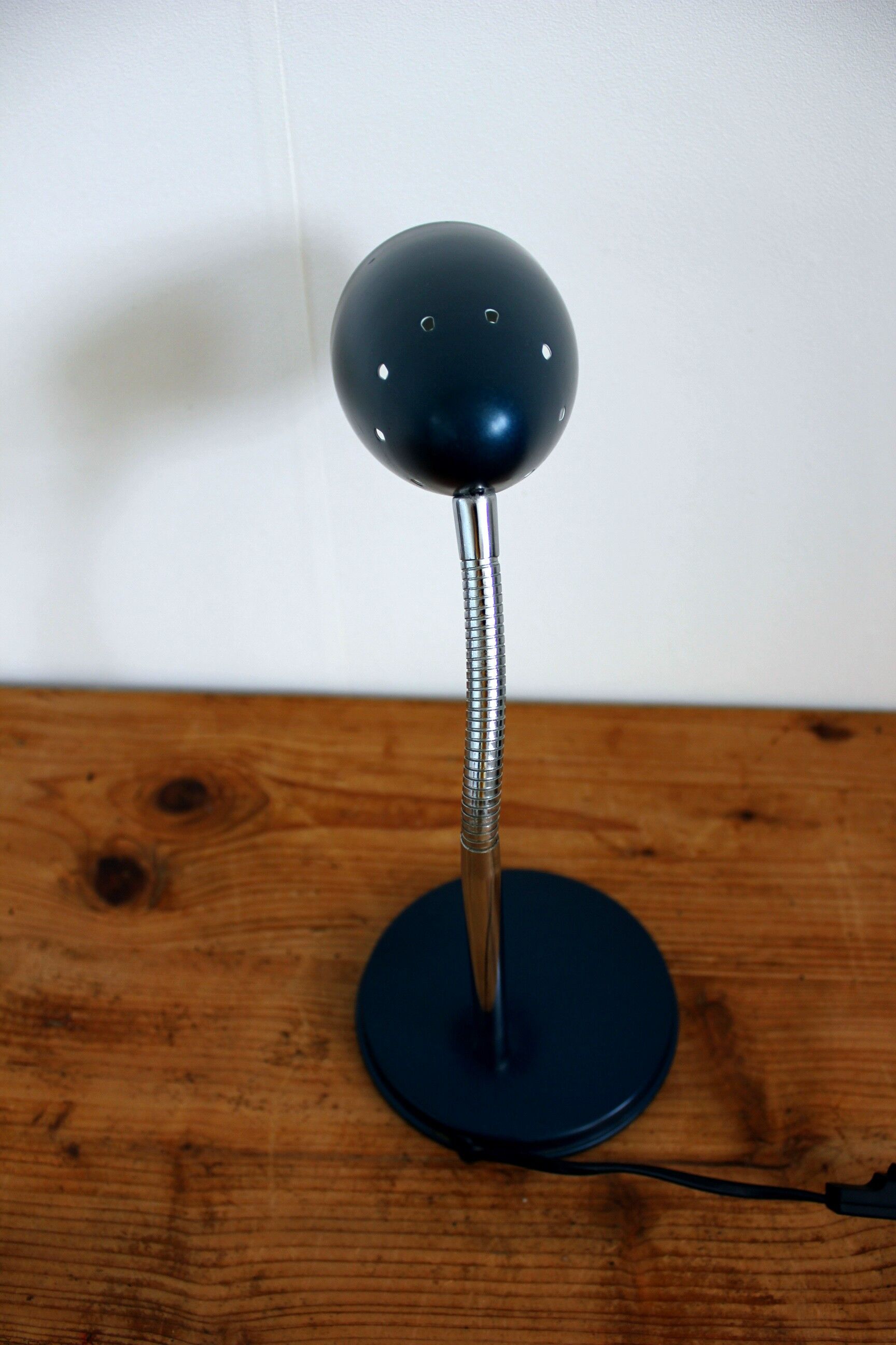 Vintage dark blue desk lamp year 80