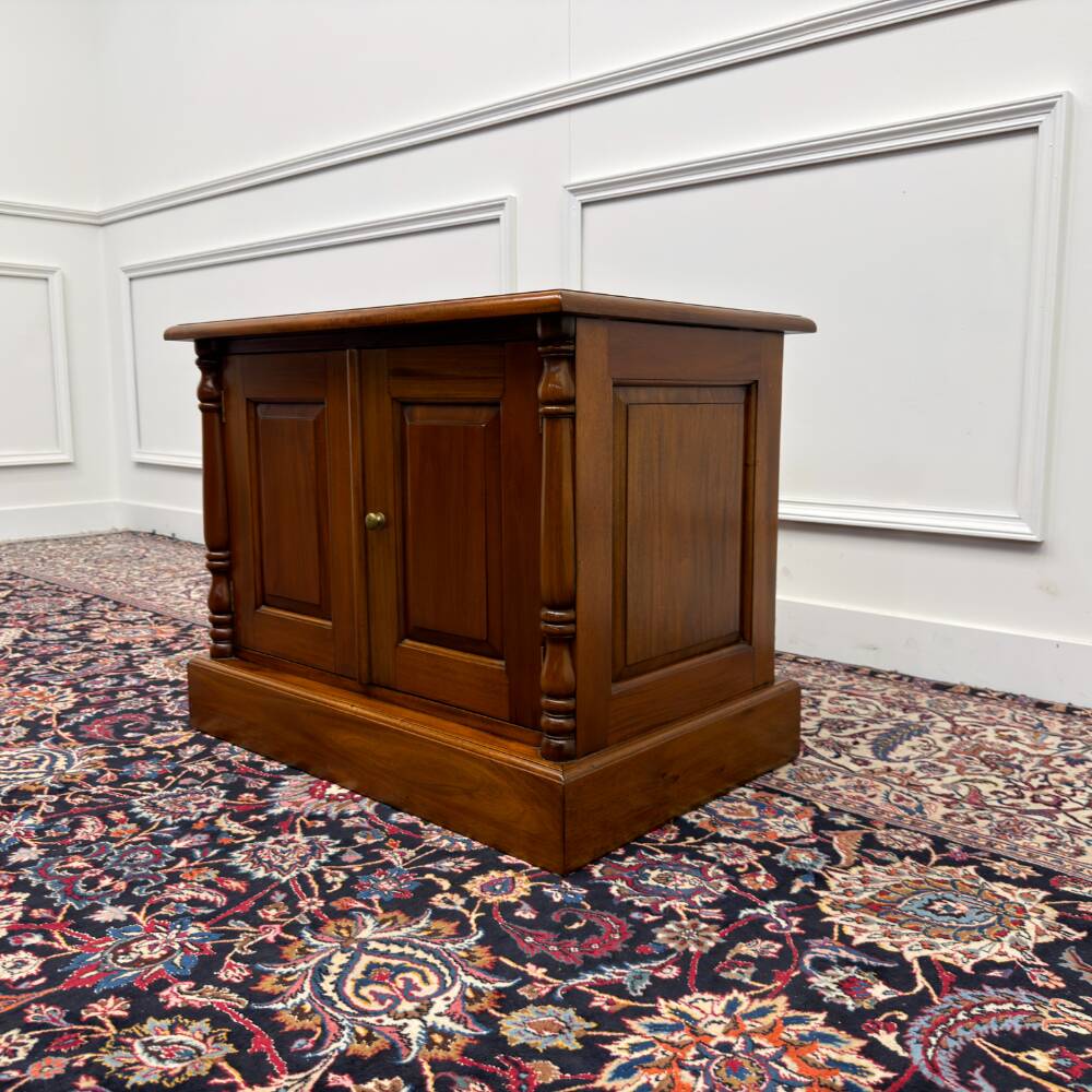 Classic English Office Cabinet Printer Table
