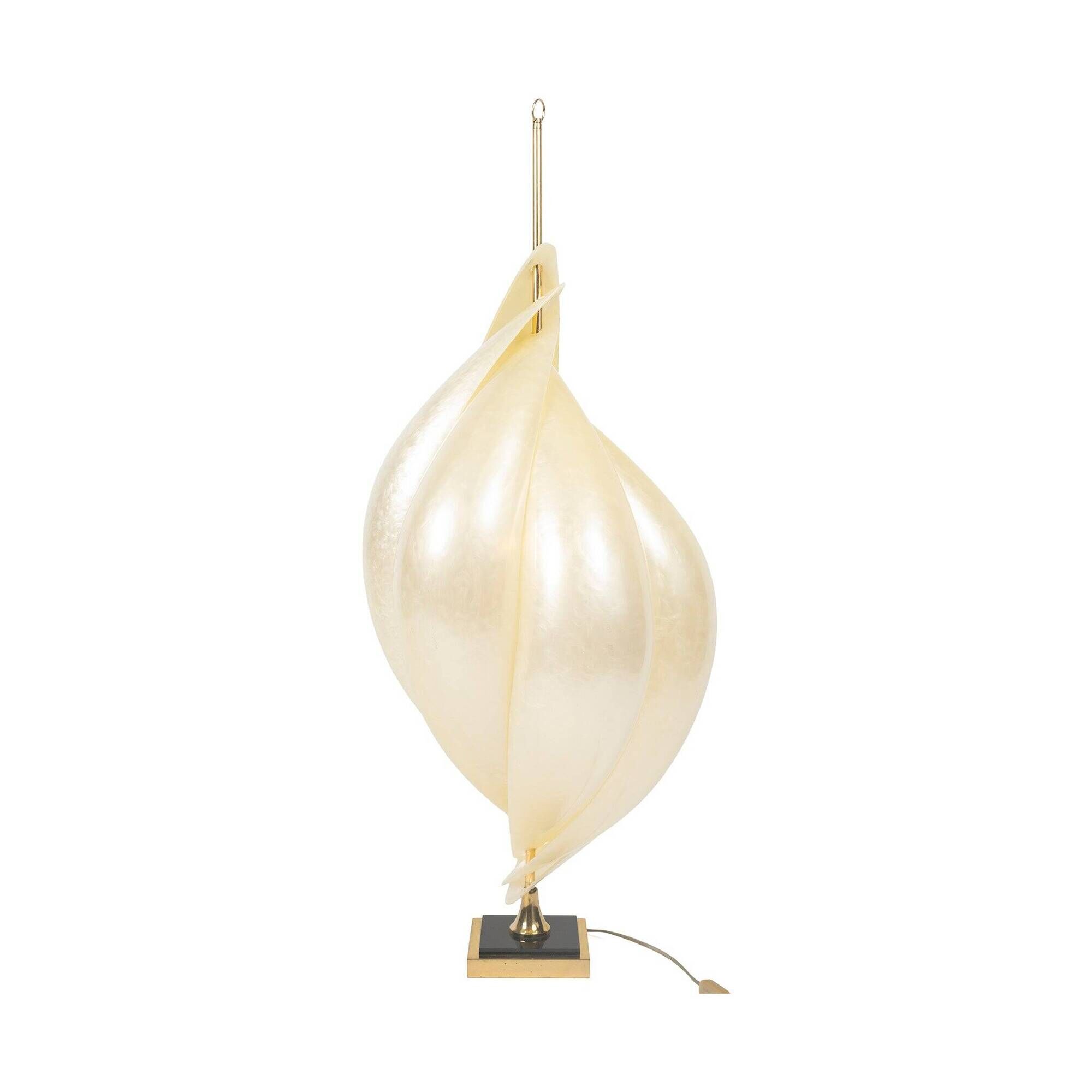"Shell" lamp from Maison Rougier, Canada, 1970s.