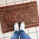 Tapis persan Hamadan vintage des années 1940 (62 cm x 96 cm) - 1C1249
