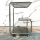 Food Trolley with Triple Shelf in Steel, 1970