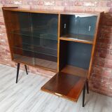 PRL display case on high legs after renovation