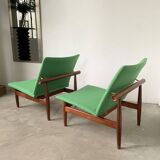 Pair of Finn Juhl Armchair model “Japan” France & Son