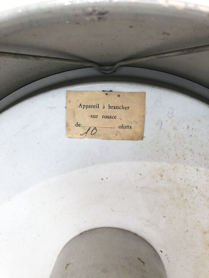 Vintage Brillé industrial clock, 1950