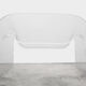 Sculptural acrylic armchair, 80