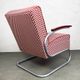 Thonet S-411 Armchair "Red & White"