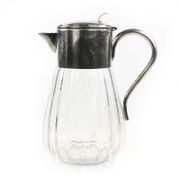 Art Deco wine jug, glass, Germany, 1920s