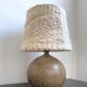 Lampe en grès pyrité