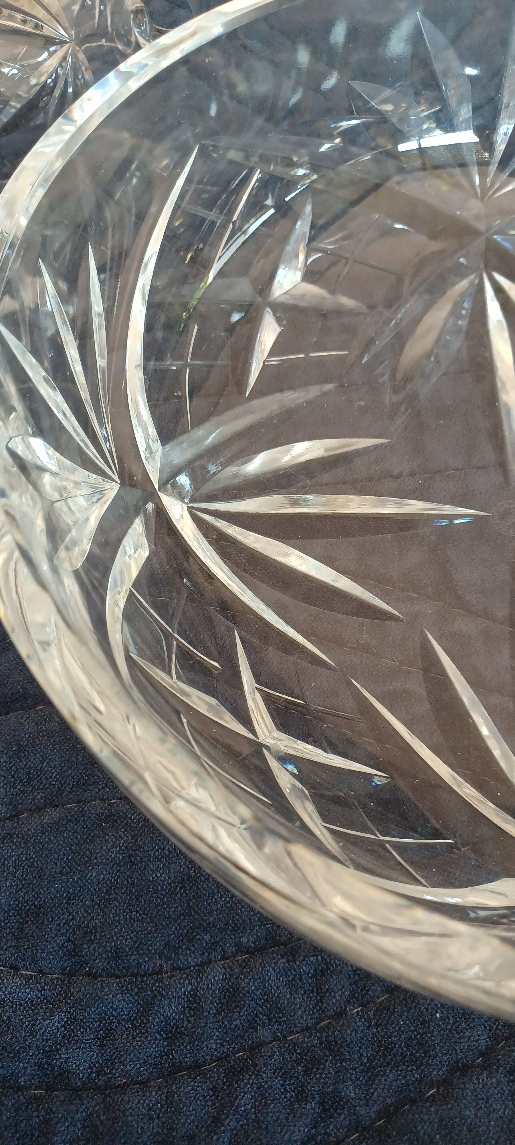 Cristal Saint Louis cream service