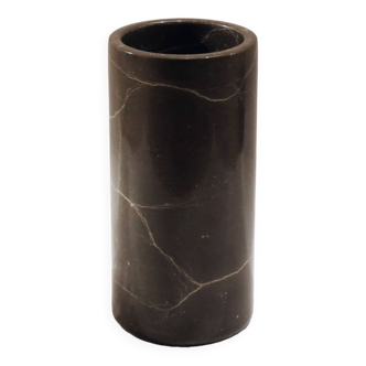 Brown marble vase