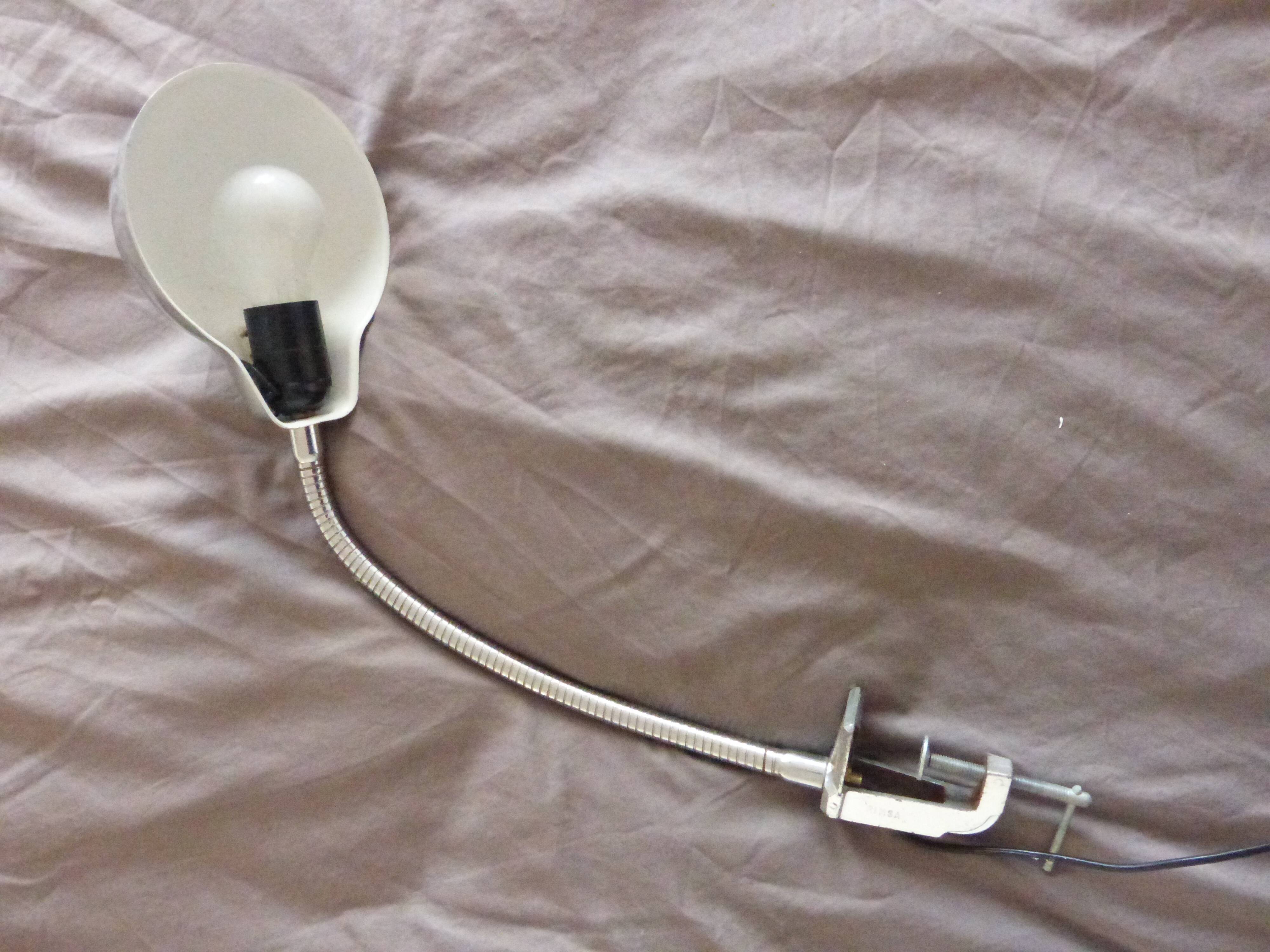 Lamp flexible mounting vise Rimsa Milano