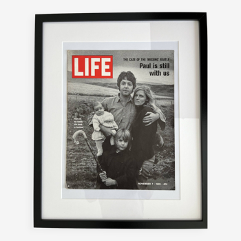Life magazine  encadrée  50s 60s design paul mc cartney beatles ringo eames